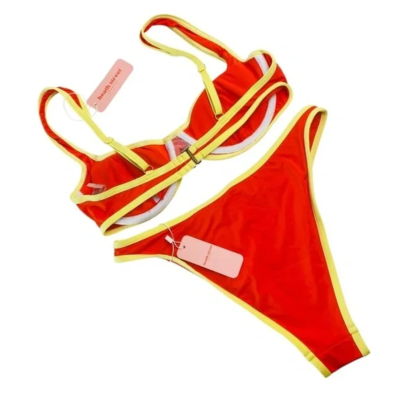 HEATH STREET APPAREL The Strawberry Shortcake bikini Set Size S - NWT - Picture 3 of 5